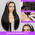 How To Get Straight Headband Wig Style