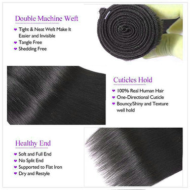 Straight 3 Bundles Weft Details