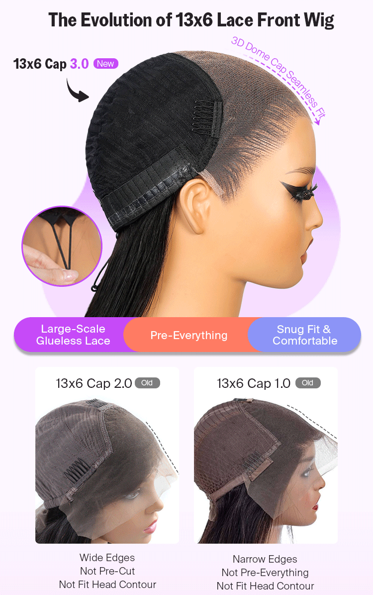 The evolution of 13x6 lace front wig m