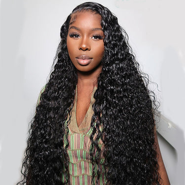 Water Wave 13x4 Lace Front Wig Side Part