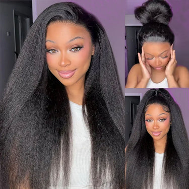Yaki Straight 13x6 Three Go Wig Different Styles