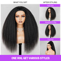 Yaki Straight Half Wig Get Various Styles