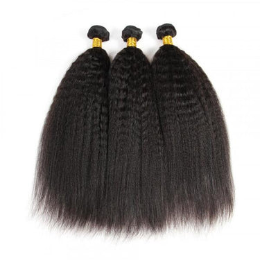 Megalook 10A Unprocessed Human Hair Yaki Straight 3 Bundles Deal Megalook Hair Weave