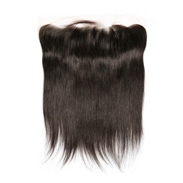 Megalook Virgin Remy Brazilian Straight Closure ear to Ear Frontal 5x5/13x4 Transparent Lace Frontal Closure Free Part